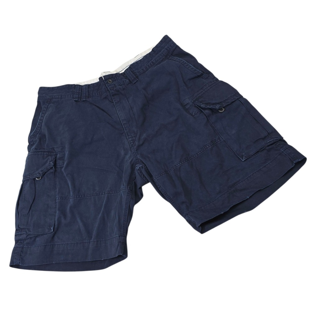 Polo Ralph Lauren‎ Classic Chino Cargo Shorts Mens Size 42 Navy Blue Cotton
